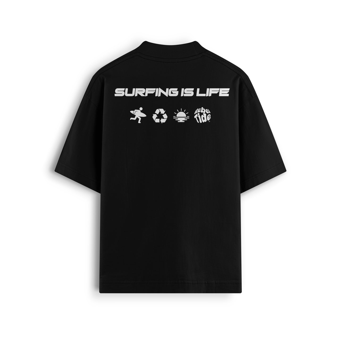 Oversized T-Shirt - IS LIFE Black | 25% OFF