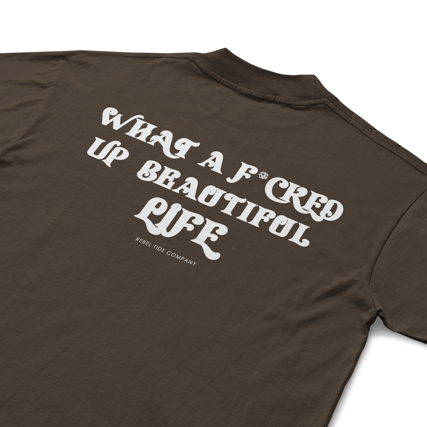 Oversized T-Shirt - F*CKED Brown | 25% OFF