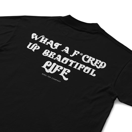 Oversized T-Shirt - F*CKED Black [50%OFF]