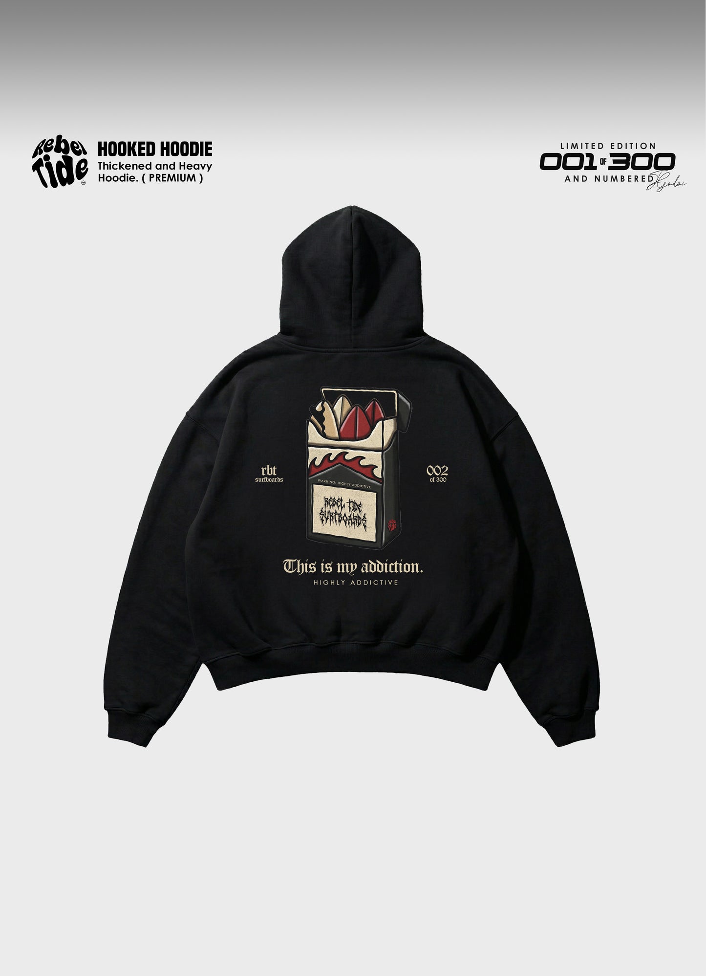 HOOKED Hoodie Premium