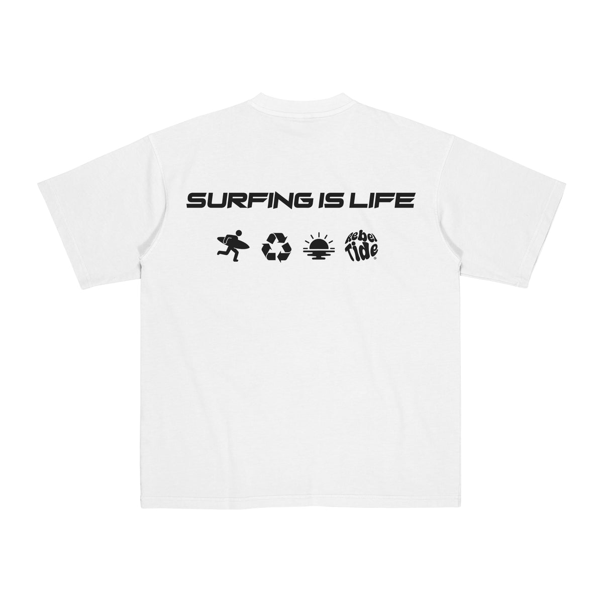 IS LIFE Oversized-T-Shirt