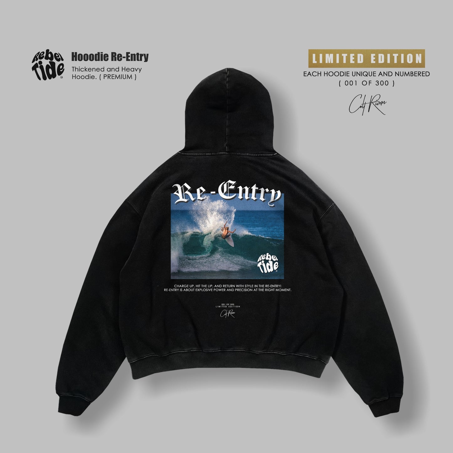 Hoodie Re-Entry Premium - Collab COLT RIVERS