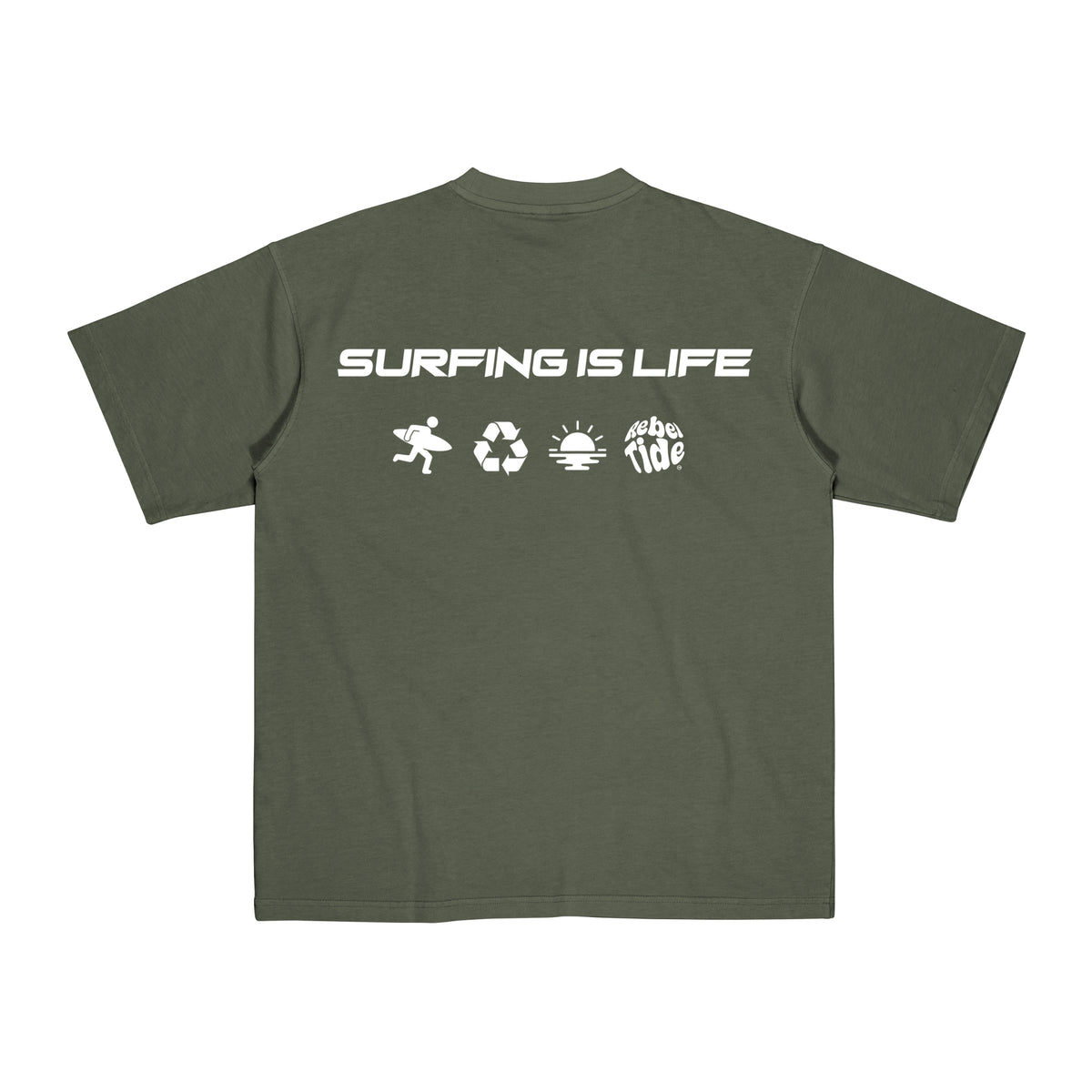 IS LIFE Oversized-T-Shirt