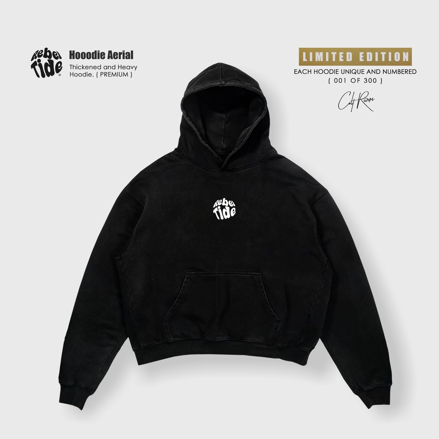 Hoodie Aerial Premium - Collab COLT RIVERS [30%OFF]
