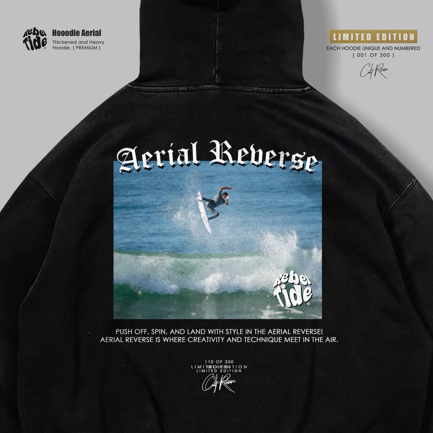Hoodie Aerial Premium - Collab COLT RIVERS [30%OFF]