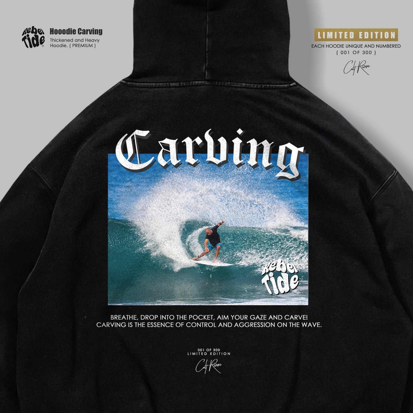 Hoodie Carving Premium - Collab COLT RIVERS [30%OFF]
