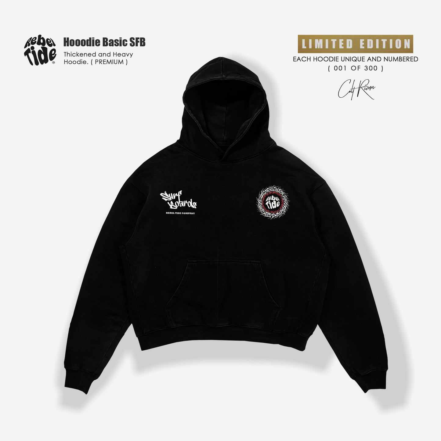 Hoodie Basic SFB Premium - Collab COLT RIVERS [30%OFF]