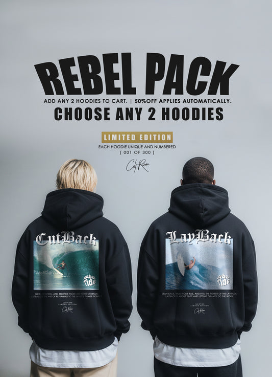 REBEL PACK - CHOOSE ANY 2 HOODIES