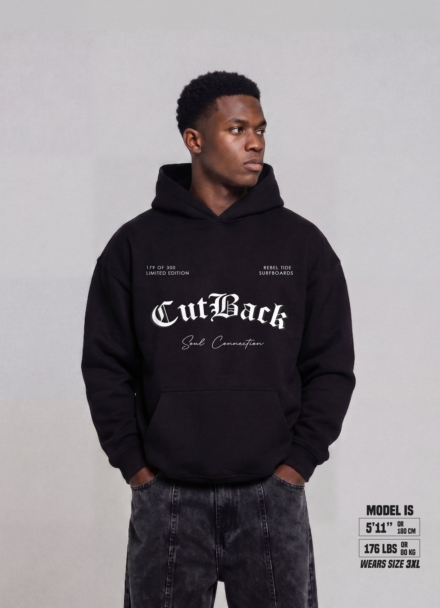 CUTBACK Hoodie Premium - Collab COLT RIVERS