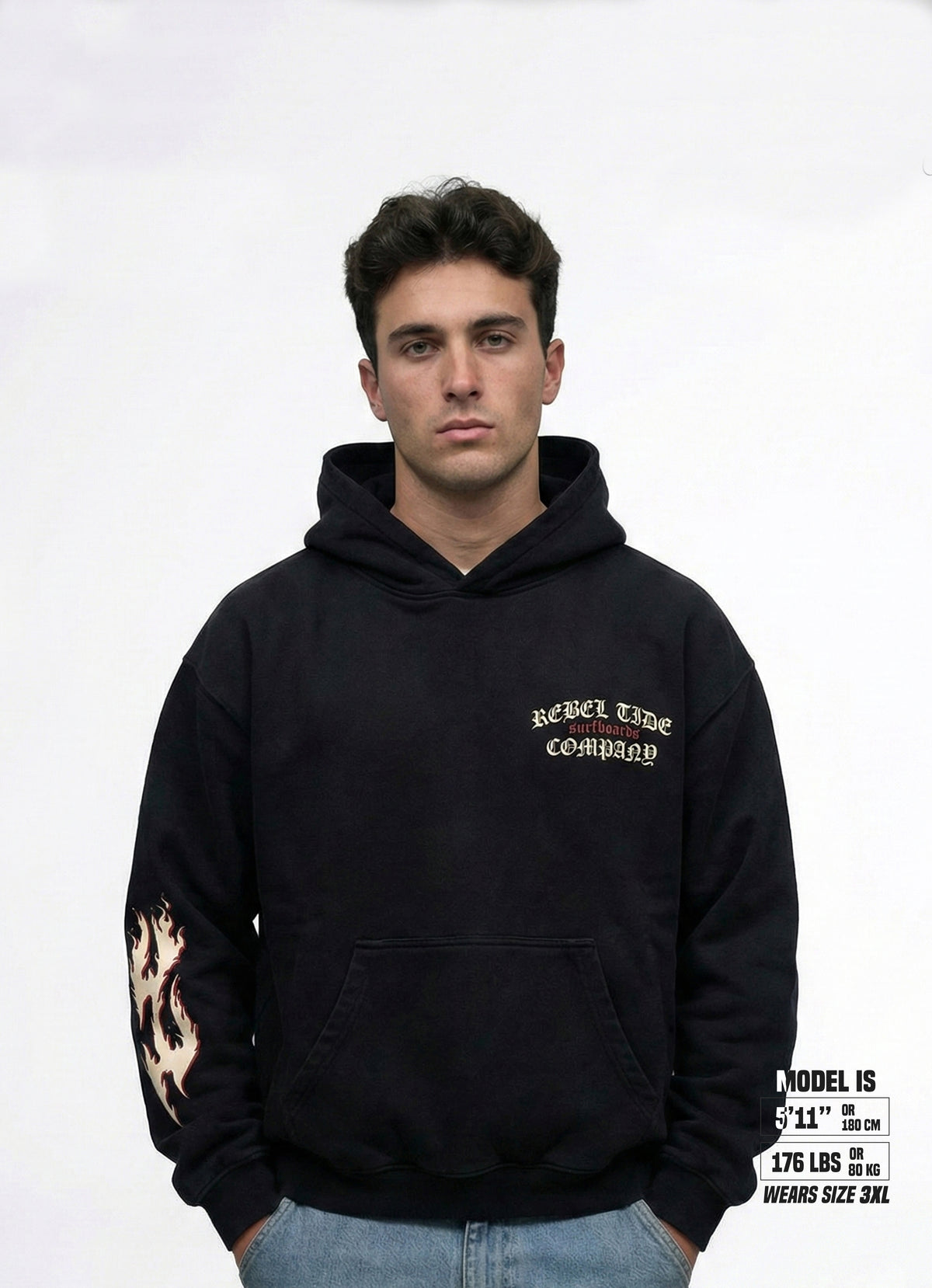 OLD BOARD Premium-Kapuzenpullover