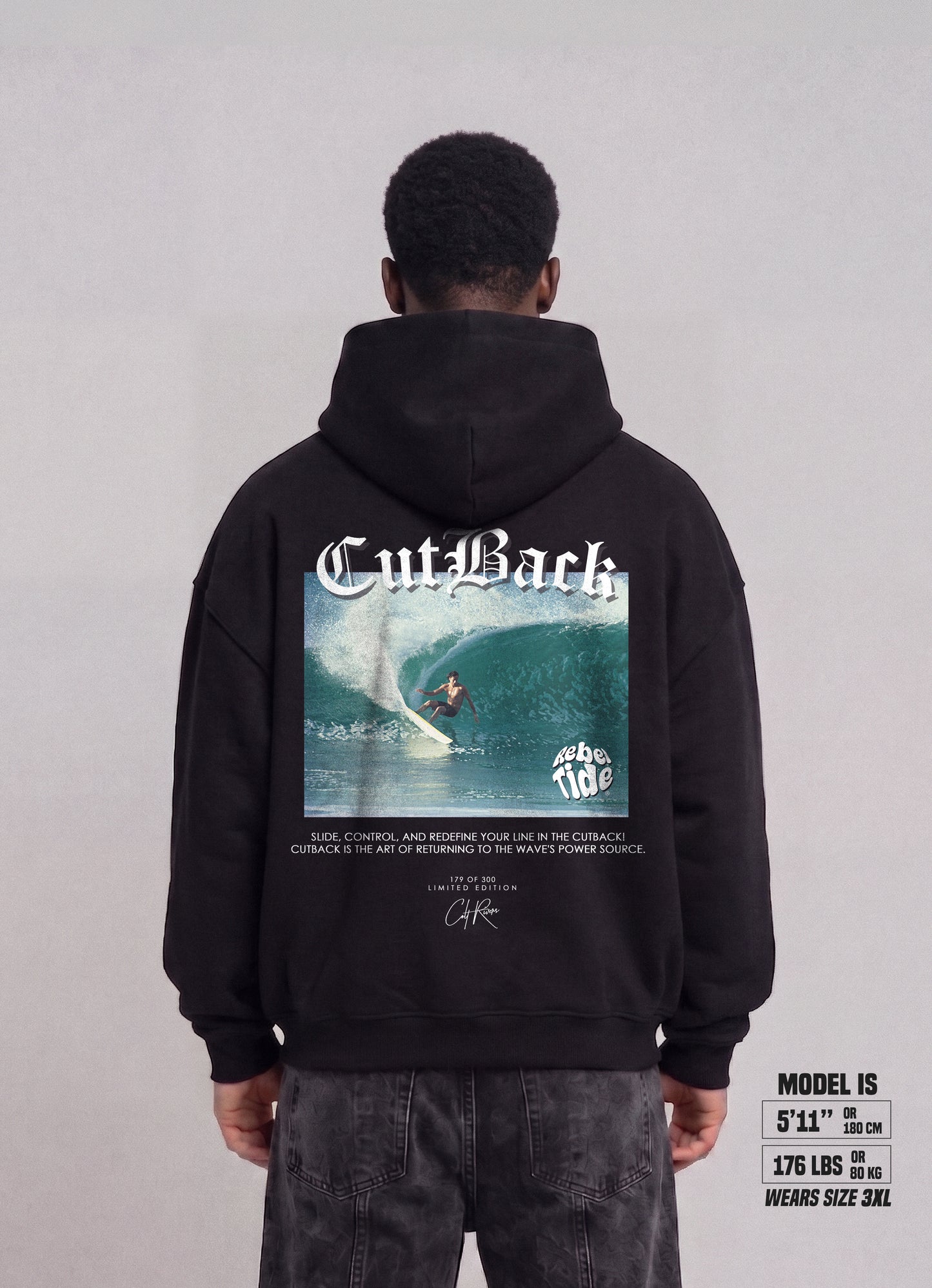 CUTBACK Hoodie Premium - Collab COLT RIVERS
