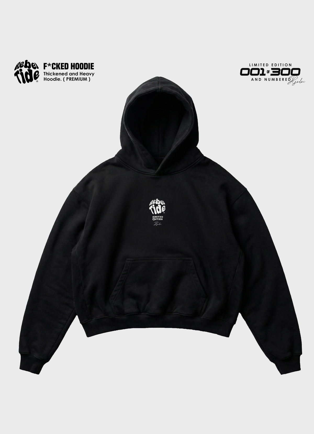 Sweat à capuche premium F*CKED