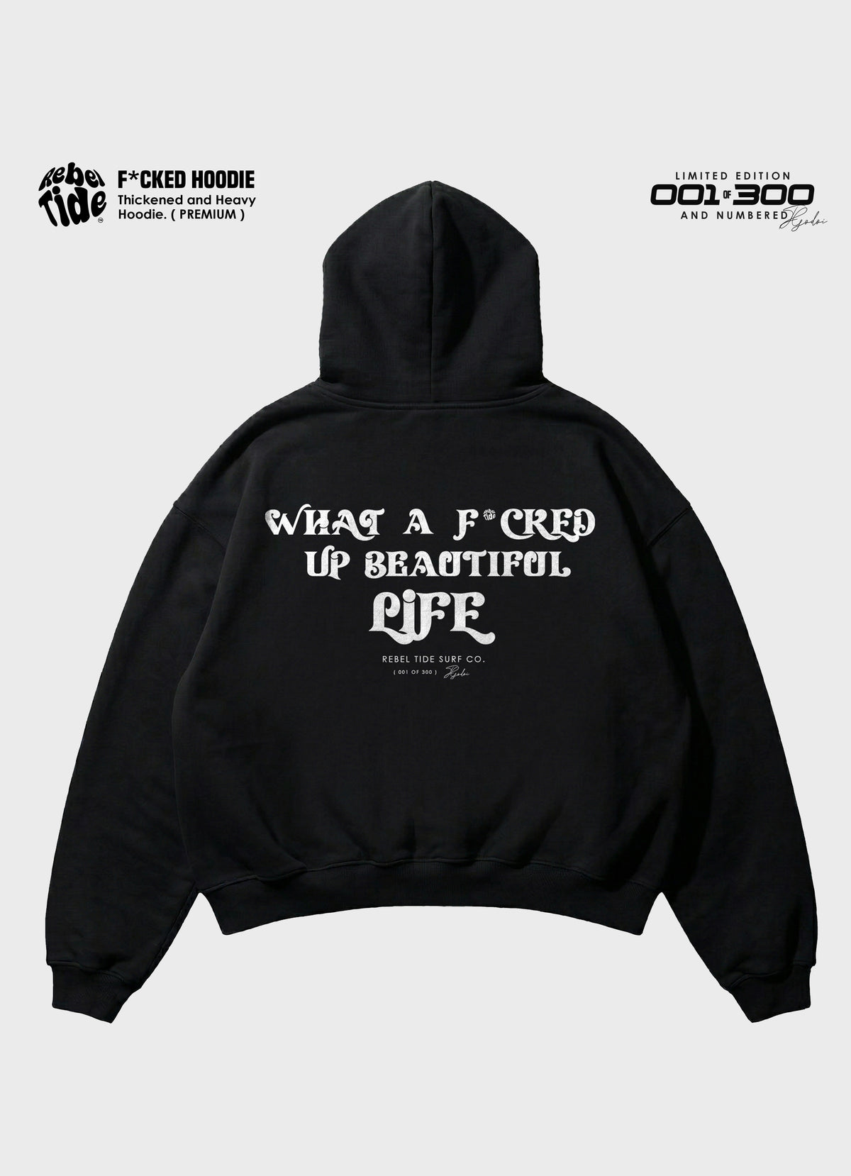 Sweat à capuche premium F*CKED