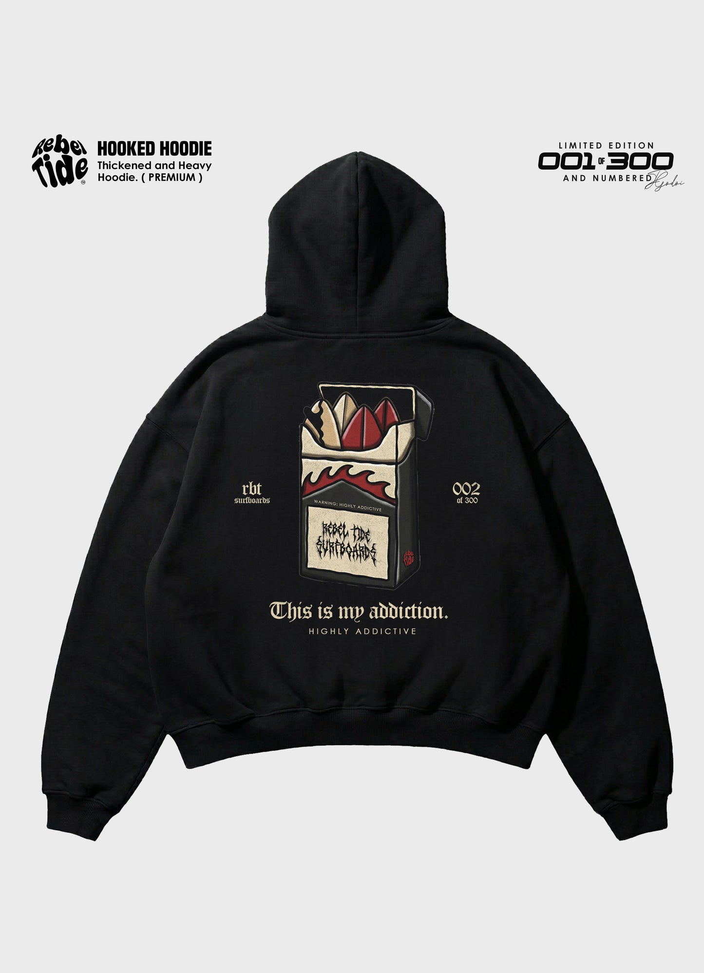 HOOKED Hoodie Premium