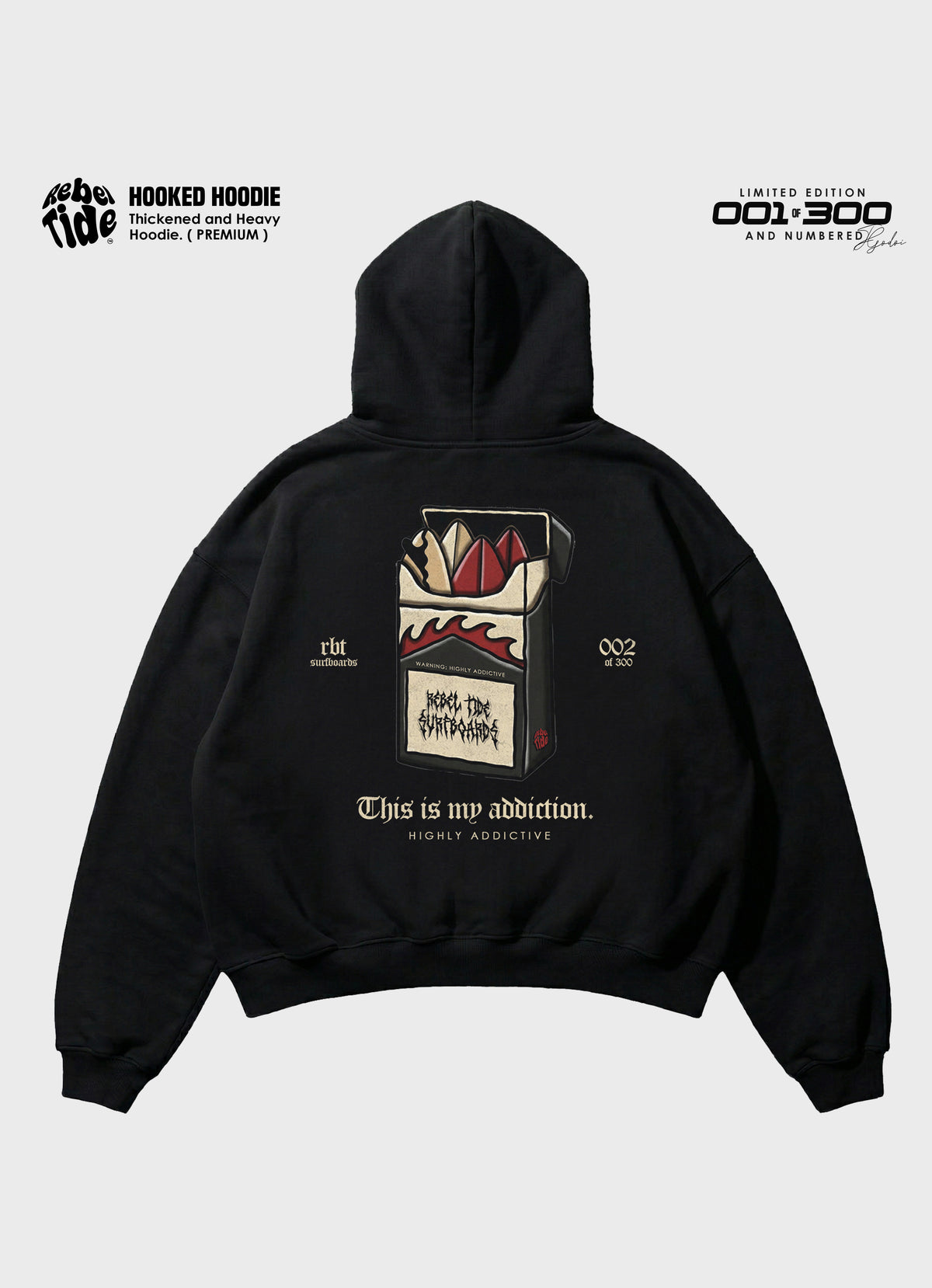 Sweat à capuche HOOKED Premium
