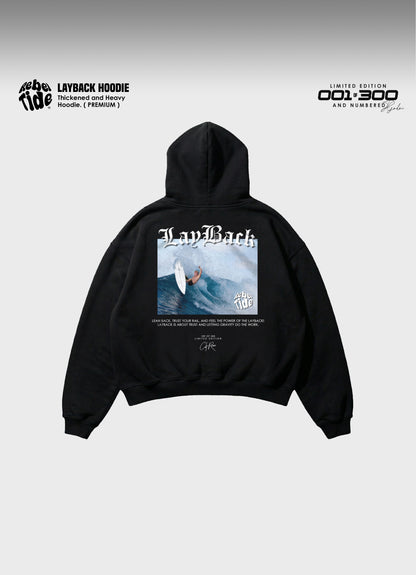LAYBACK Hoodie Premium - Collab COLT RIVERS