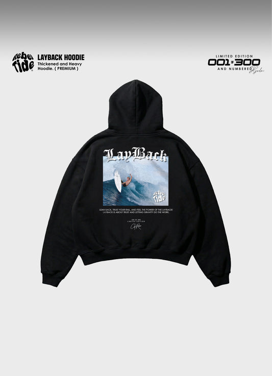 LAYBACK Hoodie Premium - Collab COLT RIVERS