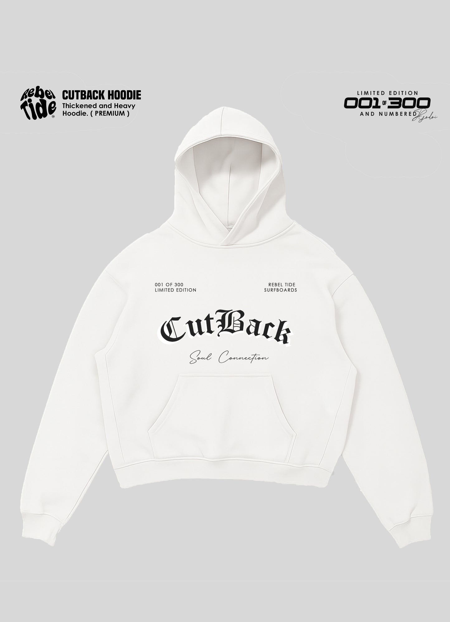 CUTBACK Hoodie Premium - Collab COLT RIVERS
