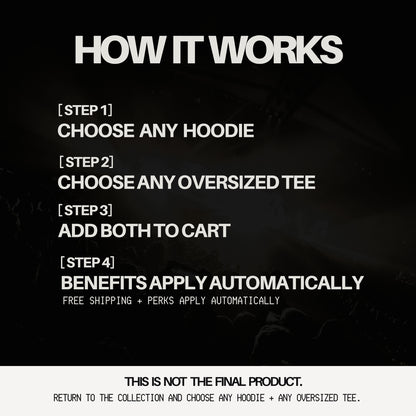 SURF PACK - CHOOSE ANY HOODIE + ANY OVERSIZED TEE