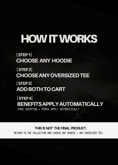SURF PACK - CHOOSE ANY HOODIE + ANY OVERSIZED TEE