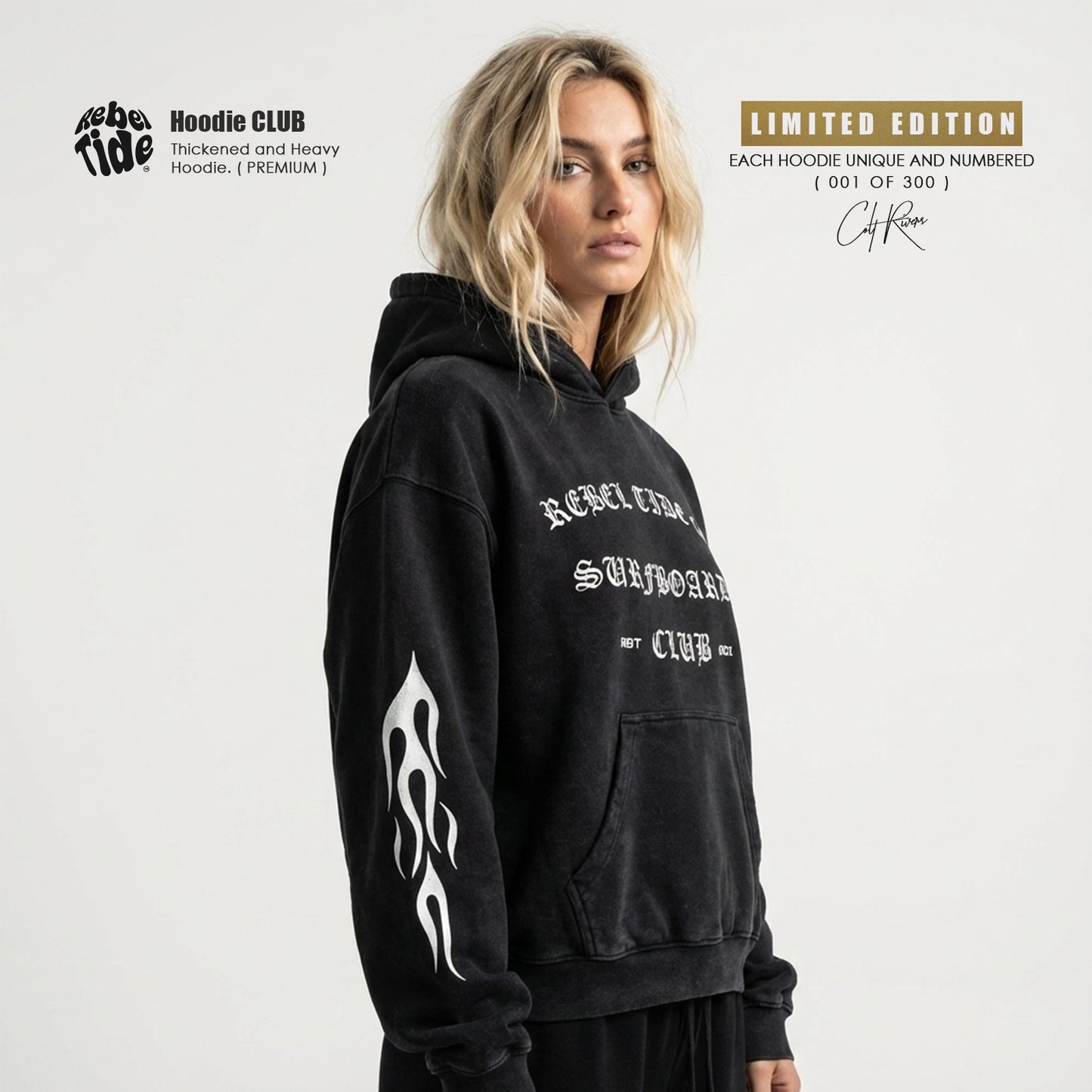 Hoodie CLUB Premium | Black [40%OFF]