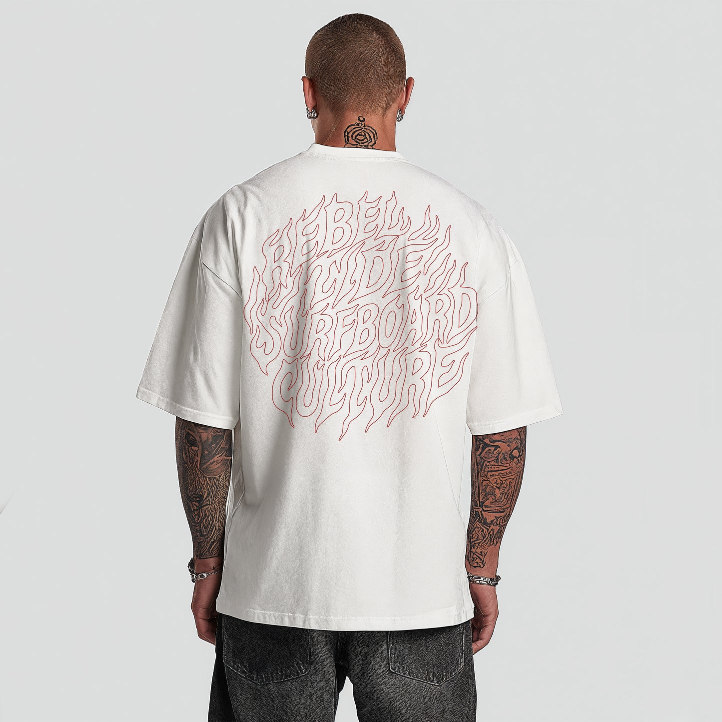 Oversized DUSK RF - White | 25% OFF