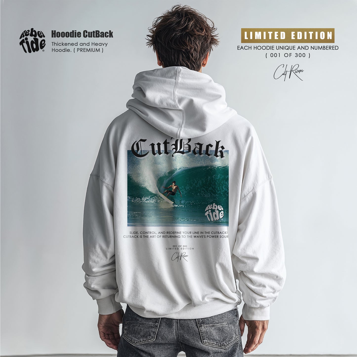Hoodie Cutback Premium - Collab COLT RIVERS [30%OFF]