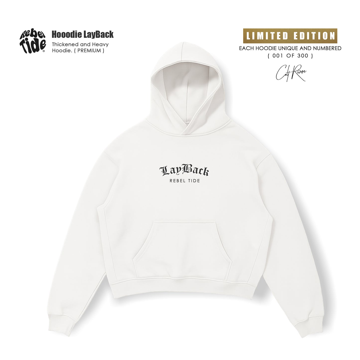 Hoodie Layback Premium - Collab COLT RIVERS [30%OFF]