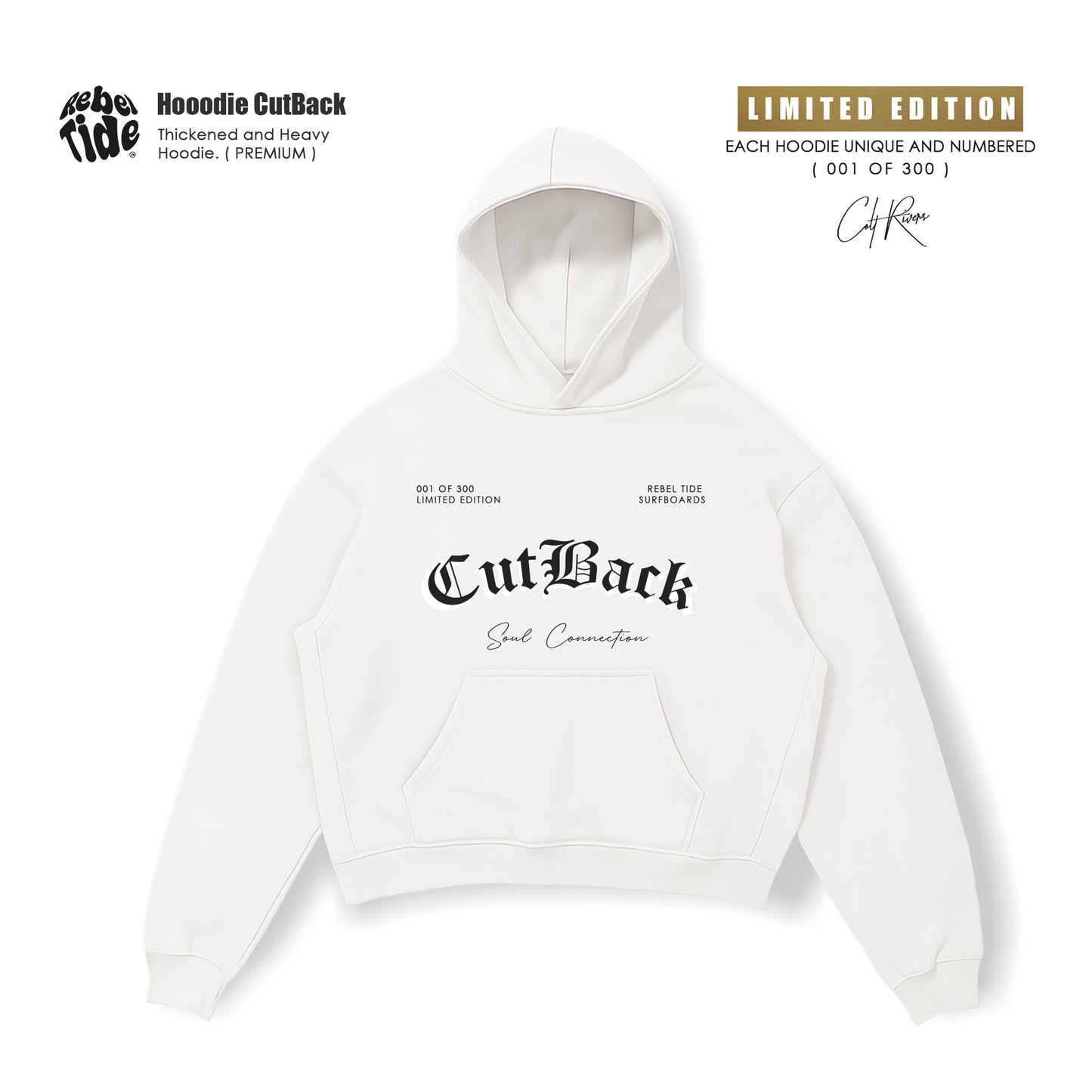 Hoodie Cutback Premium - Collab COLT RIVERS [30%OFF]